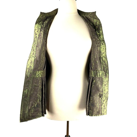 Dana Buchman Shimmer Peplum Jacket, Women's Size 8 - Picture 4 of 16